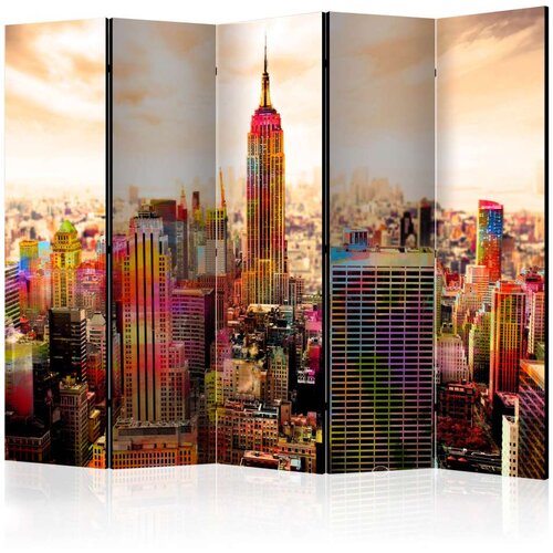 Paravan u 5 dijelova - Colors of New York City III II [Room Dividers] 225x172 Slike