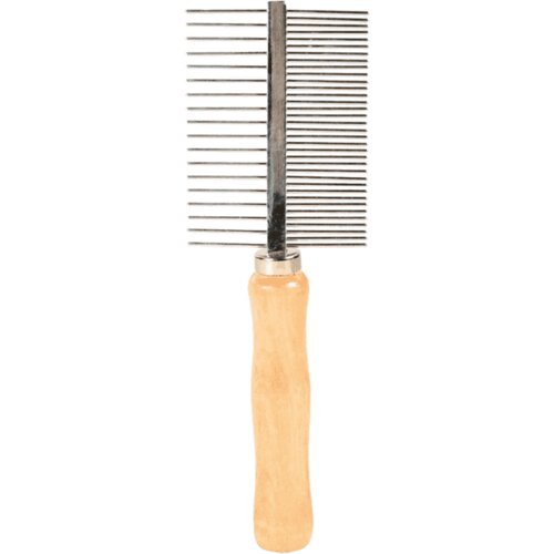 Trixie Glavnik dvostranski, srednji/redki zobje, 17 cm Cene