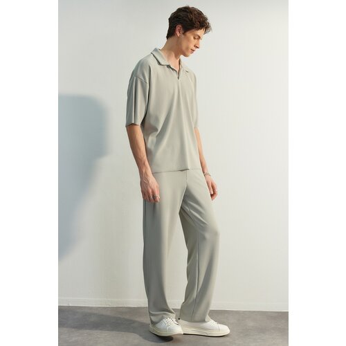 Trendyol Sweatpants - Gray - Wide leg Slike