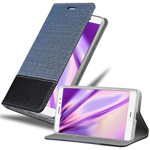 Cadorabo Ohi&scaron;je, združljiv s Huawei v temno modri črni barvi - za&scaron;čitni pokrov z magnetnim zapiranjem, stoječo funkcijo in režo za kartico, (20565773) Cene