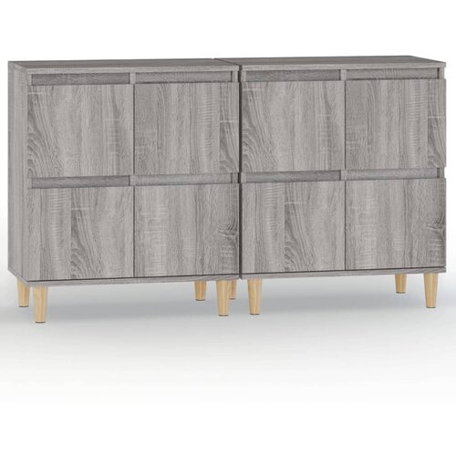 Maison Chic Komoda - Predalnik 2 kosa siva sonoma 60x35x70 cm inženirski les, (21720810) Cene