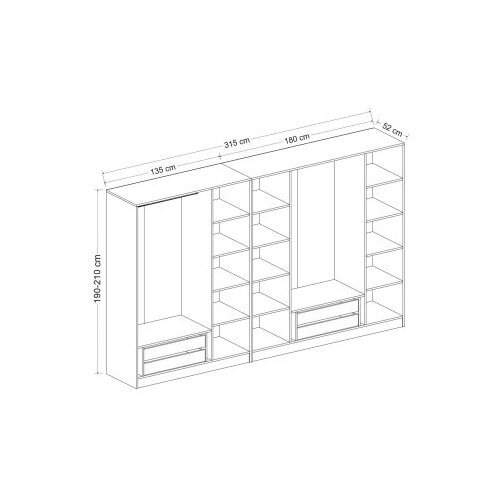 Hanah home ormar kale - 7503 Slike