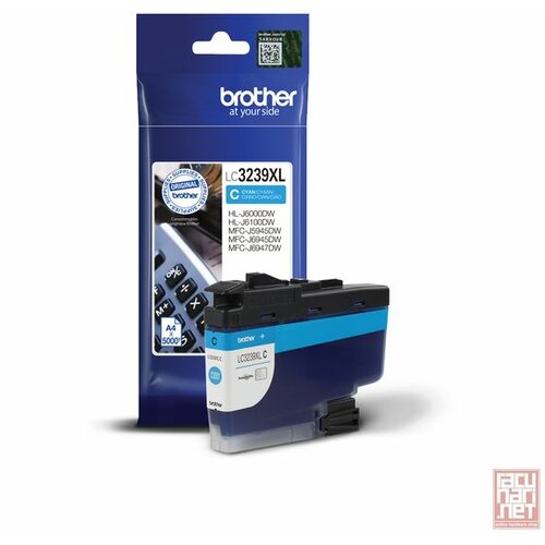 Brother LC3239XLC - Cartridge, cyan, 5000 pages Slike