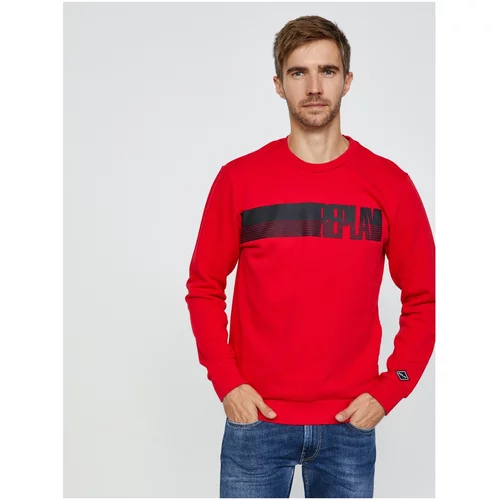 Replay Red Men's Sweatshirt with - Men's