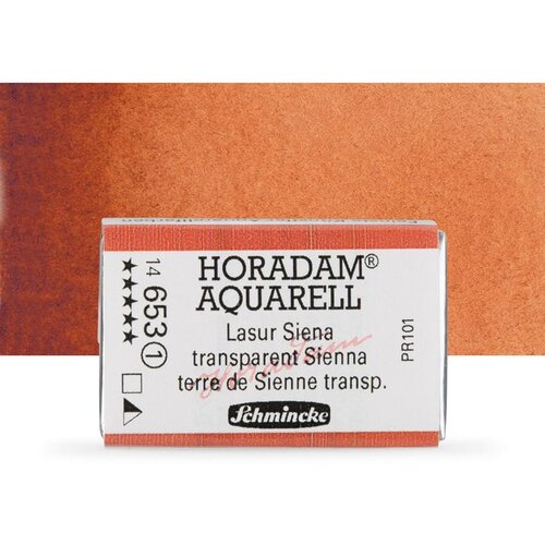 Artmie Akvarel boje Schmincke Horadam cela posudica | 653 Transparent Sienna Slike