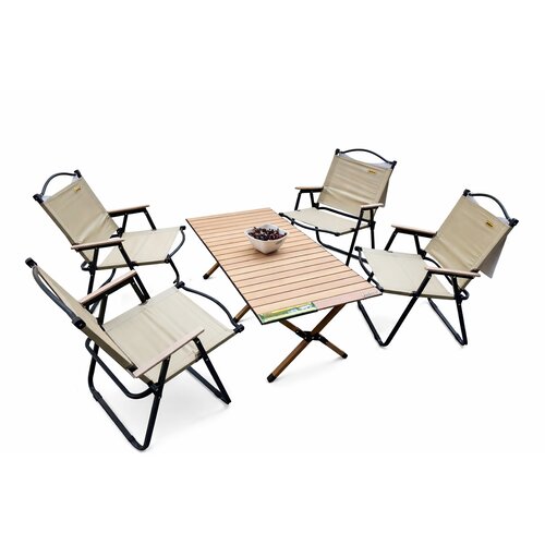 Jadever Set sto i 4 kamperske stolice Cene
