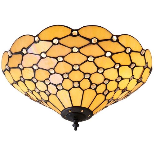 Endon 70242 - plafonsko svetlo tiffany pearl 2xE27/60W/230V, prečnik 37 cm Cene