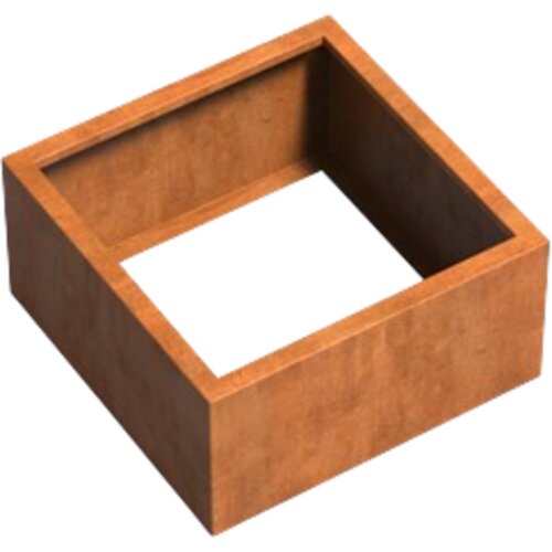 ADEZZ Korito za rastline Carrez iz jekla Corten - kvadratno / brez dna - 80 x 80 x 40 cm Cene