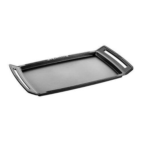 Staub Plancha Induction-Ready 38cm Black, Cast Iron Cene