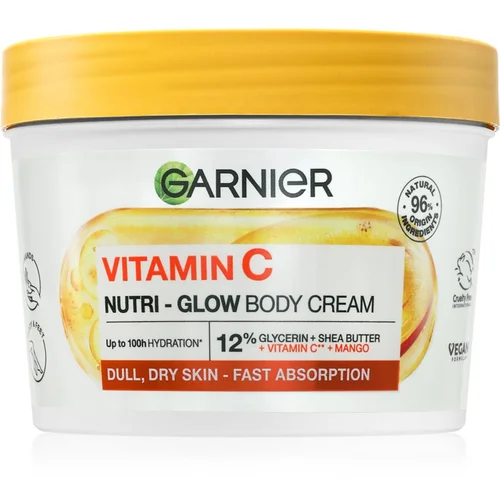 Garnier Body SuperFood posvetlitvena krema za telo z vitaminom C 380 ml