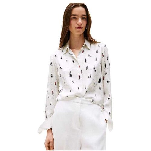 Tommy Hilfiger bela košulja za žene Cene