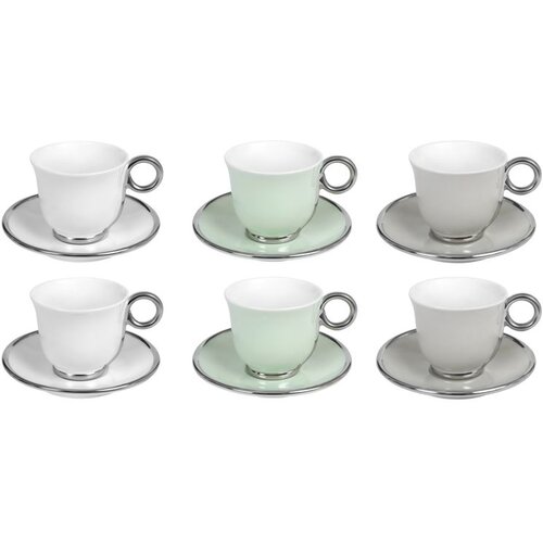 Fg haus BR3085 &Scaron;olja za espresso sa tacnom - set 6 kom Cene