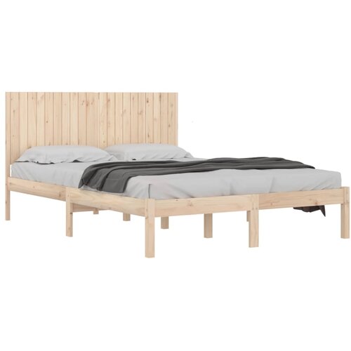  Okvir kreveta bez madraca 200 x 200 cm od masivne borovine Slike