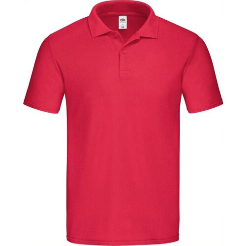 Fruit Of The Loom Czerwona koszulka męska polo Original Polo Friut of the Loom Cene