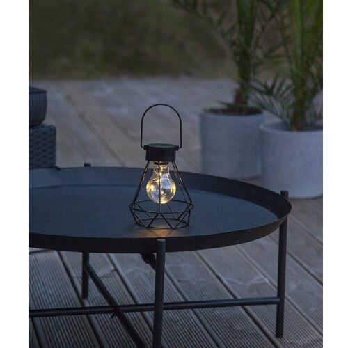 Star Trading Crna LED lampa Eddy, visina 15,5 cm Cijene