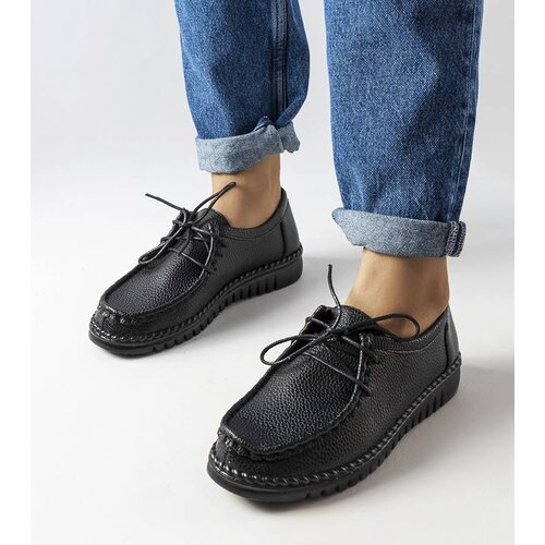Gemre Black lace-up Tuva shoes Cene
