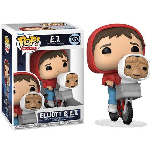 Funko Figura POP! Movies Vynil - ET Eliott with ET in Bike Basket Slike