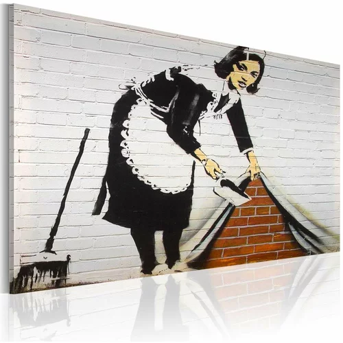  Slika - Cleaning lady (Banksy) 60x40