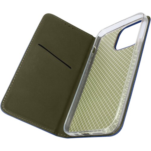 AVIZAR Ovitek denarnica za iPhone 14 Pro Max z magnetno zaponko in držalom za kartico Midnight Blue, (20715133) Cene