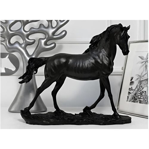 Aberto Design dekorativna figura CY0380, 30x12x43 cm, crna Cene