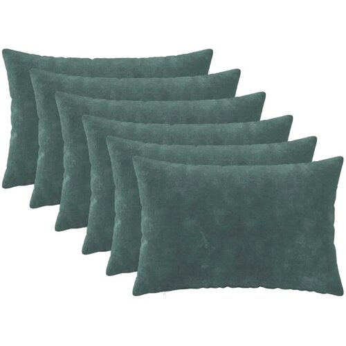  Jastuk s jastukom HEERLEN 6 kom. Morska plava Mikrofibra Flis - Morsko plava 40 x 60 cm 6 Cijene