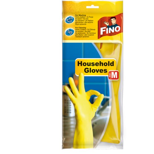 Fino kuhinjske rukavice m žute Slike