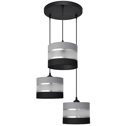  Luster na sajli HELEN 3xE27/15W/230V crna/siva/srebrna Cene