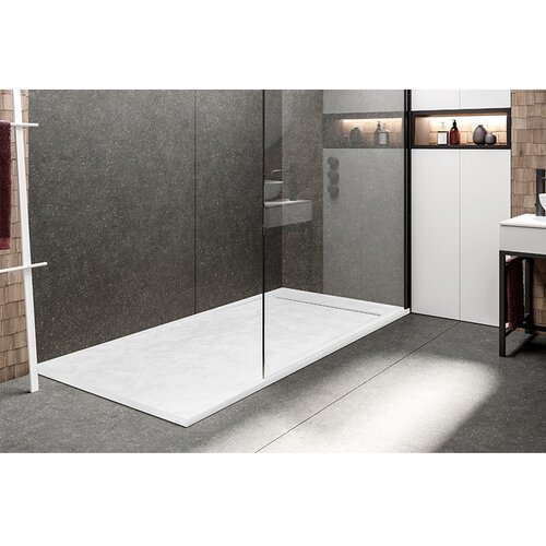 Hidronatur tu&amp;scaron; kad s sifonom Corvus TKCORB80X100, 80&amp;times;100 cm Slike