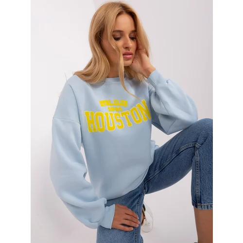 Wow Donna Sweatshirt-EM-BL-617-13.98P-light blue