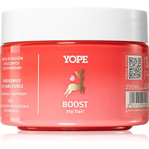 Yope BOOST my hair obnovitvena maska za poškodovane lase 250 ml Cene