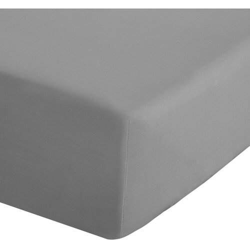 Catherine Lansfield Siva napenjalna rjuha iz perkala 90x190 cm Easy Iron Percale – Cene