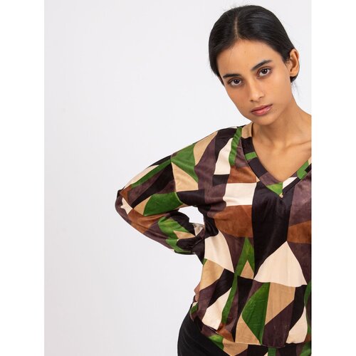 Fashion Hunters Khaki women&amp;#039;s coat with a belt Slike