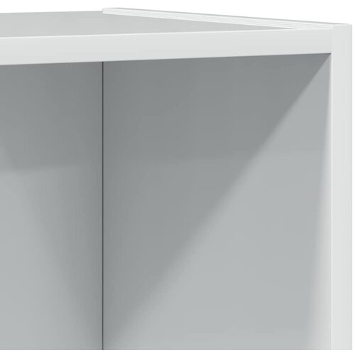  Regal za knjige sjajni bijeli 60x24x143 cm konstruirano drvo Slike