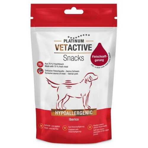Platinum dog vetactive snack hypo iberico 200g Slike