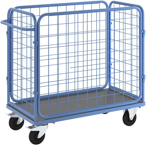 eurokraft pro Voziček za pakete, VxŠxG 1200 x 1330 x 650 mm, nosilnost 350 kg Cene