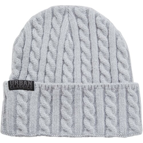 Urban Classics Accessoires Cable knitted cap heathergrey Slike