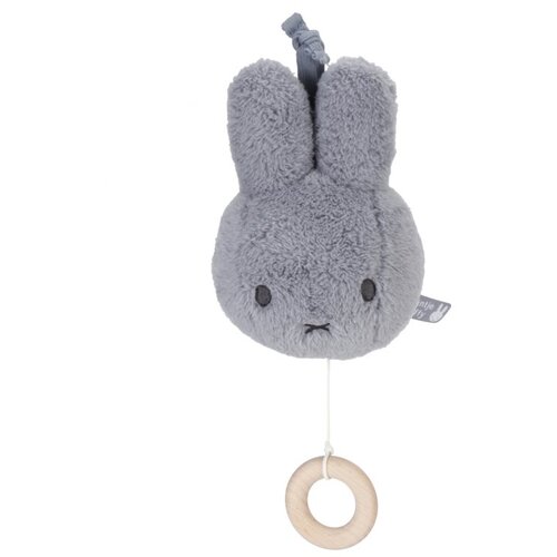 Little Dutch&amp;reg; Music Box Miffy Fluffy Blue viseća igračka kontrastnih boja s melodijom 1 kom Slike