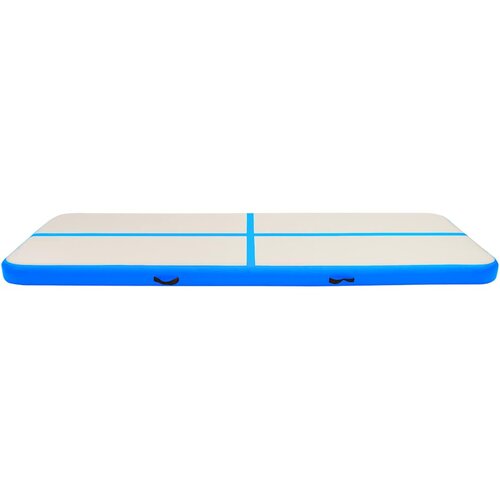  Strunjača na napuhavanje s crpkom 500 x 100 x 15 cm PVC plava Slike