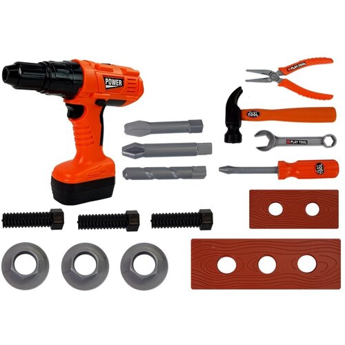 Lean Toys Set orodja v torbi + baterijski vijačnik, (20378759) Cene