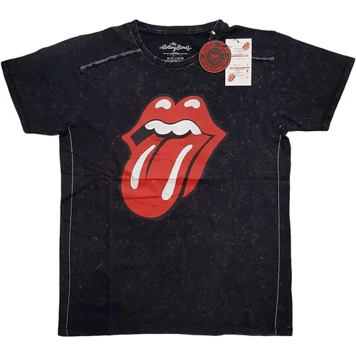 The Rolling Stones Košulja Classic Tongue (Wash Collection) Unisex Black L