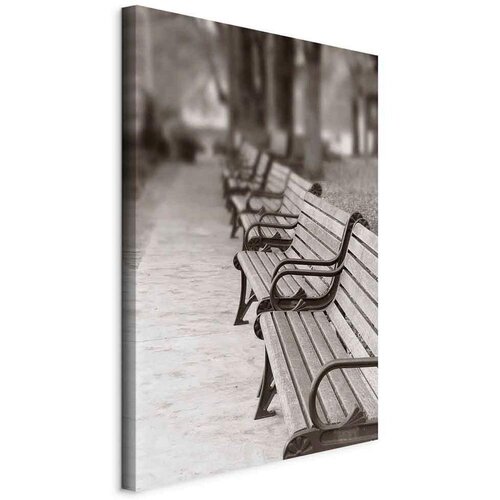 Artgeist Slika Na Platnu Park Benches Cene