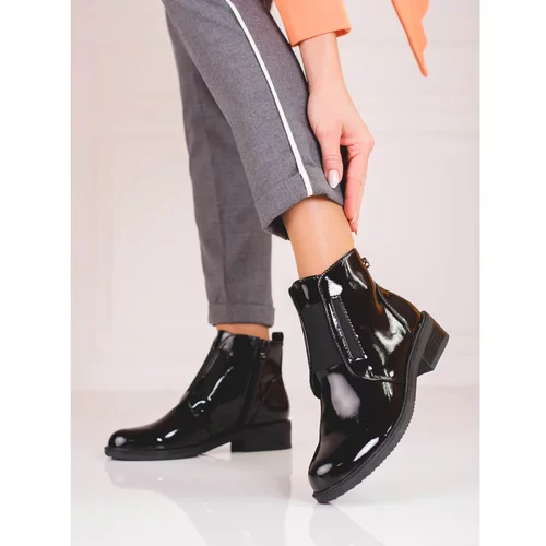 SHELOVET elegant women's flat-heeled ankle boots Shelovet