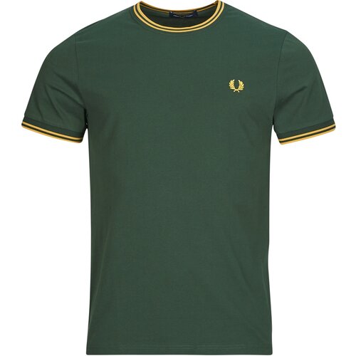 Fred Perry TWIN TIPPED T-SHIRT Zelena Cijene
