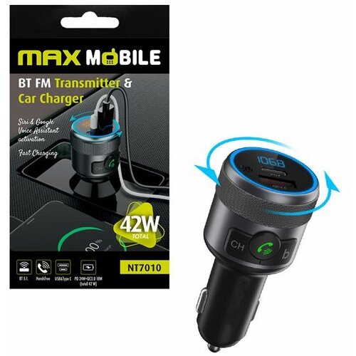 Max Mobile FM transmitter i Auto punjač NT7010 Cijene