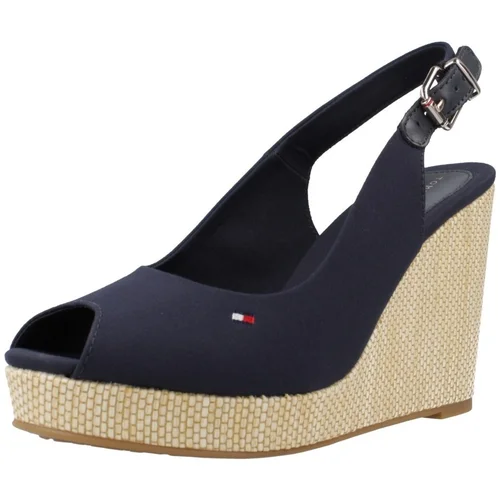 Tommy Hilfiger Sandali & Odprti čevlji ICONIC ELENA SLING BACK Modra