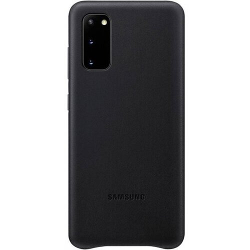 Samsung original usnjen ovitek ef-vg980lbe za galaxy s20 g980 - zaščita zadnjega dela - črna Cene