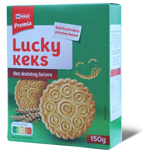 Maxi Keks Lucky 150g Cene