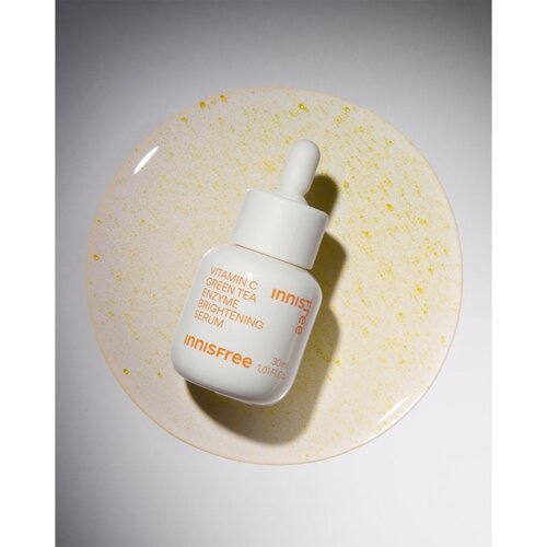 Innisfree Green Tea Enzyme Vitamin C Brightening Serum posvetlitveni serum z vitaminom C za poenotenje tona kože 30 ml Slike