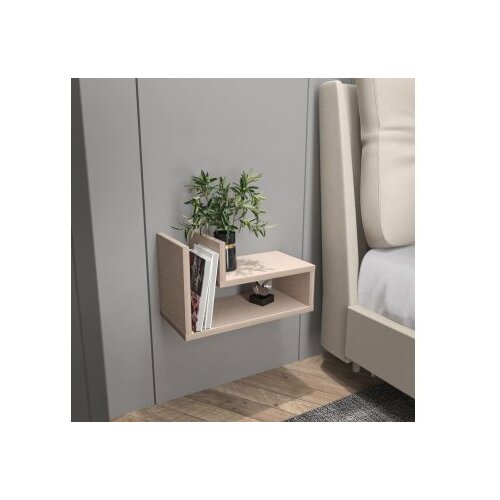 Hanah home noćni ormarić lara beige Slike