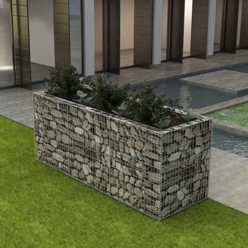  Gabionska sadilica čelična 270 x 90 x 100 cm Cene